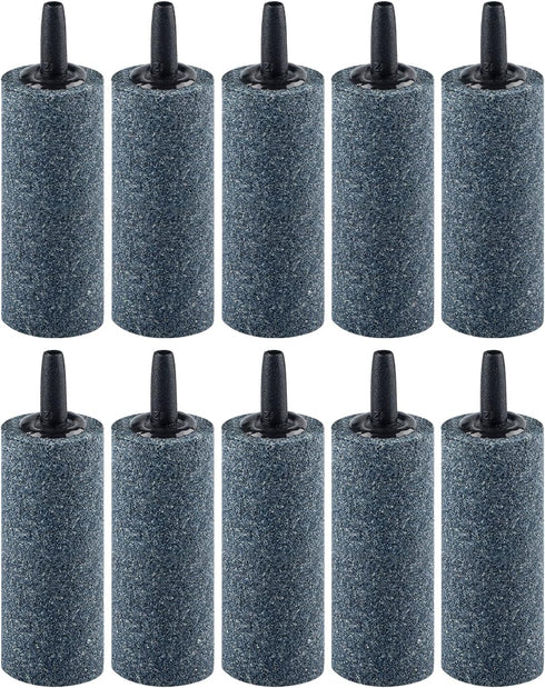 Pawfly Aquarium Air Stone Bubbler 2 Inch Cylindrical Bubble Release Tool Oxygen Diffuser for Air Pump Fish Tank Bucket Small Pond and DWC Reservoi...