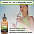 Vegan Vitamin D3 + K2 (MK-7) Liquid Drops with MCT Oil, Peppermint Flavor, Helps Support Strong Bones and Healthy Heart...
