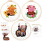 Embroidery Kits Highland Cow Cross Stitch Sunflower Rose Rainbow Patterns and Instructions for Beginners Adults Starter Animal DIY Decor Needlepoi...