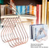 Rose Gold File Organizer School Supplies Desk Book Storage Rack Telescopic Files Folder Stand Organizer Craft Supplies Decorationrose Gold Rose Go...