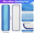 8-Pack Reusable Microfiber Mop Pads for Swiffer PowerMop,Power Mop Pads Refills - includes 4 Microfiber Cleaning Pad, 4 Microfiber Deep Cleaning P...