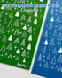 KEOKER Christmas Silk Screen for Polymer Clay, Christmas Silk Screen Stencils for Polymer Clay, Printing on Clay & Other Jewelry Clay Earrings Dec...