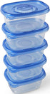 GladWare Soup & Salad Everyday Use, Medium Rectangle Storage, Standard, 24 Oz, 5 Count...