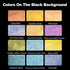 Csy Art Gallery Metallic Watercolour Paints Handmade Glitter Shimmering Double Color Watercolour Solid Paint Include 12 Colors Water Colour In Por...