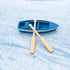 AUEAR, Set of 2 Lovely Rowboat Mini Blue Wood Boat Little Resin Boat for Fairy Garden Home Decoration...