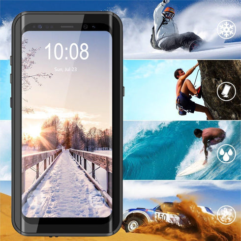 Galaxy S8 Waterproof Case, Full Protective Shock/Snow/Dirtproof with IP68 Certified Waterproof Case for Samsung Galaxy S8 5.8inch...