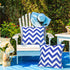 Outdoor Throw Pillow Covers 18×18 Inch, 2 Pack Waterproof Striped Throw Pillow Cases, Decorative Outdoor Couch Pillow Covers for Cushion Patio Por...