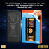 Star Trek Phone Charger | Slim Pocket Sized 10,000mAh Power Bank with TNG LCARS Design, 3 USB Outputs, 2.1A & 1A, Charges Three Devices, USB-A and...