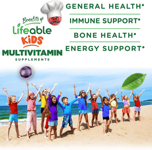 Doctors Finest Multivitamin Gummies for Kids - Vegetarian, GMO-Free & Gluten Free - Great Tasting Fruit Flavors Pectin Chews - 120 Jellies...