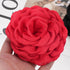 Dainty Red Camellia Flower Brooch for Women Ladies, Delicate Hair Pin for Wedding Party Dance Banquet Ceremony – Versatile Floral Accessory for Cl...