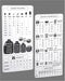 Kitchen Conversion Chart Magnet 2-PACK, Imperial to Metric Measurement Conversion Chart for Cooking, Accurate Baking Ingredients Measurements in G...