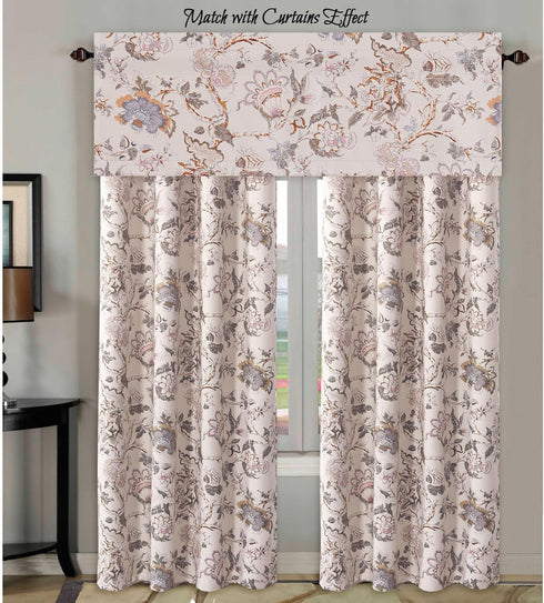 H.VERSAILTEX Blackout Curtain Valances for Kitchen Window/Living Room/Bathroom Privacy Added Rod Pocket Home Decoration Winow Valance, 52" W x 18"...