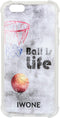 6S Case/6S Case Basketball Cute Rubber Protective Skin Cover Patterned Compatible with iPhone 6S/6 Creative Pattern Basketball Writings Sports...