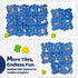 Puzzle Track Race Car Playset for Toddler Logical Road Builder Brain Teasers Board Game, DIY Assemble Puzzle Mat Rail Train Educational Preschool ...