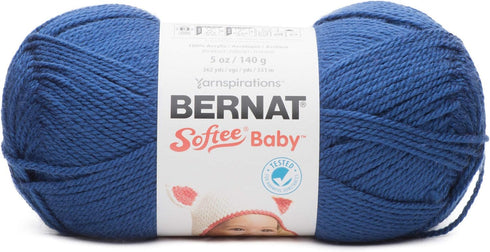Bernat Softee Baby Yarn, 5 oz, Gauge 3 Light, Navy...