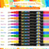 Outline Markers, Metallic Markers Set, Glitter Markers, Acrylic Paint Pens, Shimmer Paint Markers for Birthday Card, Doodle Dazzles Shimmer Marker...