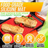 Silicone Baking Mat - 16x11.5" Non Stick Silicone Cooking Mat Fat Filtering Red Pyramid Design, for Roasting, BBQ & Pastry Making - Oven and Micro...