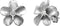 Honolulu Jewelry Company Sterling Silver Plumeria Flower Nature Stud CZ Earrings, 12mm...