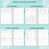 GoGirl Budget Planner – Monthly Financial Planner Organizer Budget Book. Expense Tracker Notebook Journal to Control Money, A5 (Turquoise)...