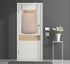 Laundry Collector, Laundry Hamper, Door Hanging Laundry bag with hooks (Beige, 65Liters)...
