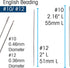 The Beadsmith Bead Embroidery Needles, Size 10 and 12 Assortment, Pack of 4, European Quality, Ideal for right angle weave - The blunt tips will n...