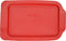 Pyrex 233-PC 3qt Red Replacement Food Storage Lid, (Only Fits Pyrex 233 Glass Dish NOT Pyrex C-233 Dish) Made in the USA...