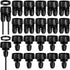 20 PCS 3/4 to 1/4 Inch Drip Irrigation Tubing Connectors Drip Irrigation Hose Connectors Garden Hose Adapter with Washers 3/4 US Standard Thread D...