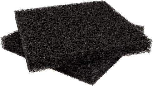 Aquarium Sponge Filter Media Pad 9 x 9 x 1 inch, Cut to Fit Biochemical Filter Bio Foam Pad, 2 Pcs...