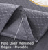 Tektrum Heavy Duty 70 X 70 inch Square Elegant Waffle Weave Check Jacquard Tablecloth Table Cover -Waterproof/Stain Resistant/Wrinkle Free - Great...