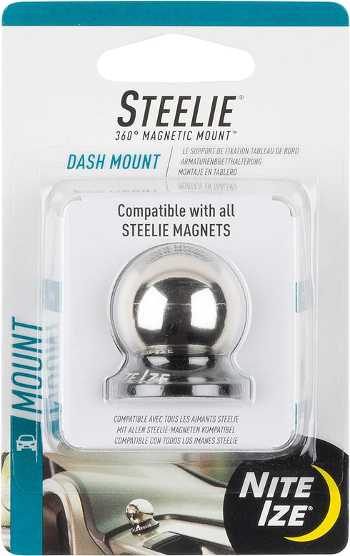 Nite Ize Steelie Dash Mount - Additional Car Mount Dash Ball for Steelie Magnetic Phone Mounting System - Cell Phone Accessories for Dashboard Mou...