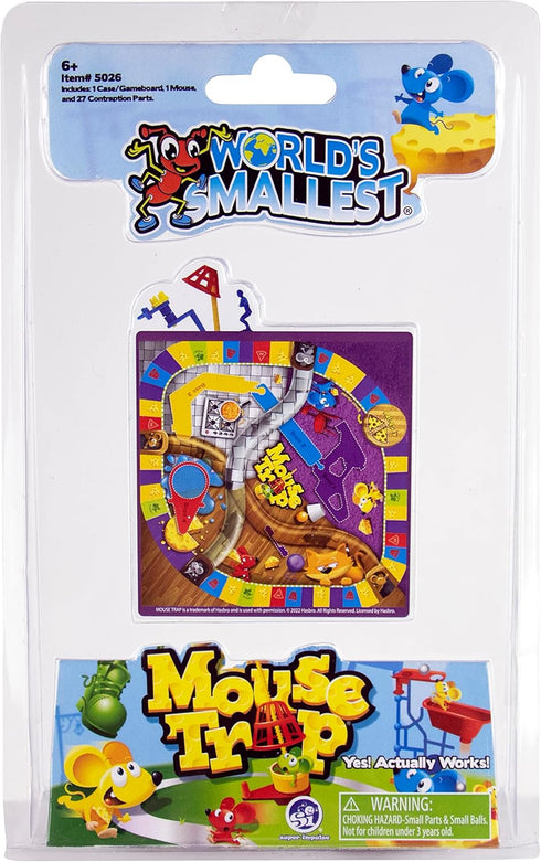 World's Smallest Mouse Trap, 1-2 players...