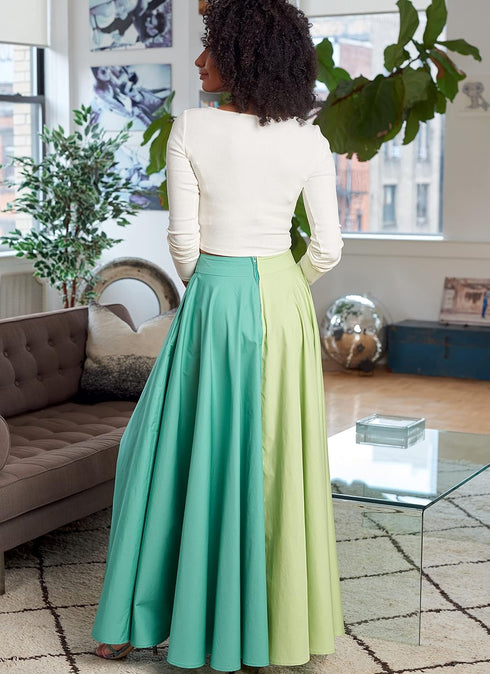 McCall's Misses' Circle Skirt Sewing Pattern Kit, Code M8205, Sizes L-XL-2XL, Multicolor...