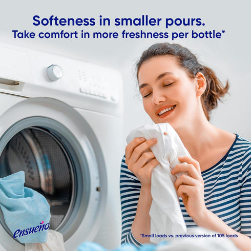 Ensueño - Max Liquid Fabric Softener- With Long-Lasting Freshener And Wrinkle Eliminating formula, Spring Fresh Scent - (125 oz)...