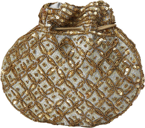 Indian sequence Potli Bag/wedding purse/jewelery purse for girls & women...
