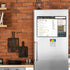 Magnetic Dry Erase Menu Board - 17"x12" Meal Planning Board for Fridge - 6 Extra Fine Point Markers Included - Shipped Flat...