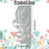 Flower Leaf Metal Die Cuts, Lily of The Valley Lace Bells Edge Cutting Dies Cut Stencils for DIY Scrapbooking Arts Crafts Album Decorative Embossi...