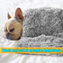 Pet Dog Bed Blankets, Fluffy Fleece Dog Throw Blankets Sleep Mat,Soft Puppy Blankets Cat Kitten, S M L XL,Fuzzy Reversible Sherpa Blanket for Bed,...
