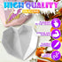 Breakable Heart Mold – Flexible Heart Molds Silicone for Baking & Freezing, Heat-Resistant Cake Mold (7.3"x6.5"x2.2") – Easy Demolding, Designed f...