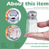 1st Choice Salt and Pepper Shakers with Stainless Tops Set of 2 (Paneled Shakers)...