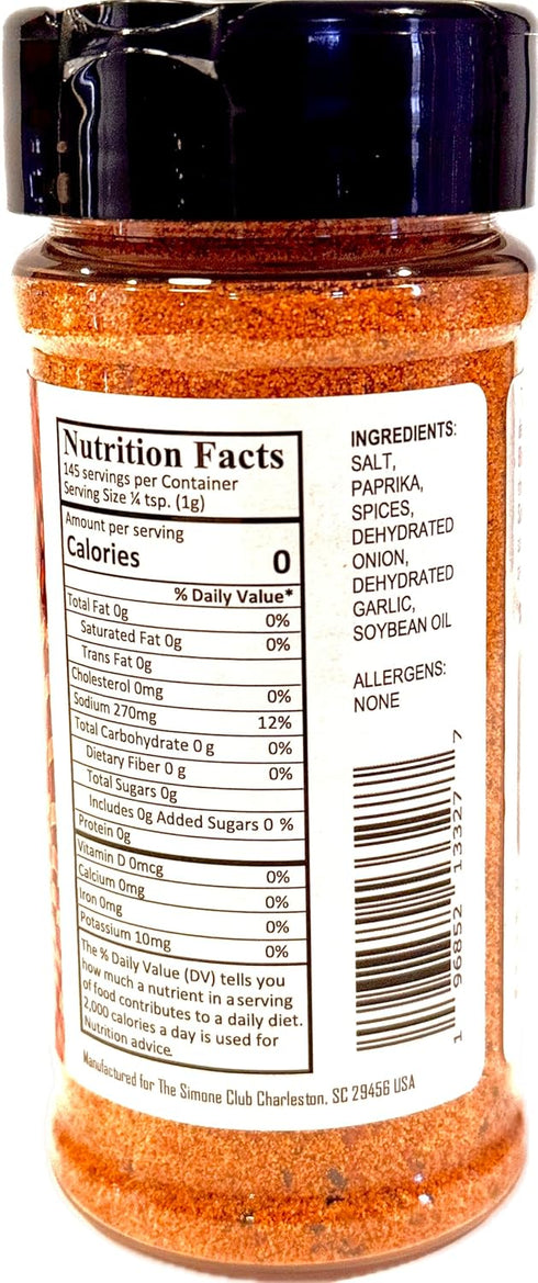 Palmetto Blend Premium Seasoning Mix | Single | 5.13oz | All Natural | All Purpose | 7 Herbs and Spices | Great for Seafood, Meats, Vegetables and...