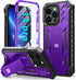 SOiOS for iPhone 13-Pro Phone Case: Military Grade Drop Proof Protection Mobile Cover with Kickstand | Matte Textured Rugged Shockproof TPU | Prot...
