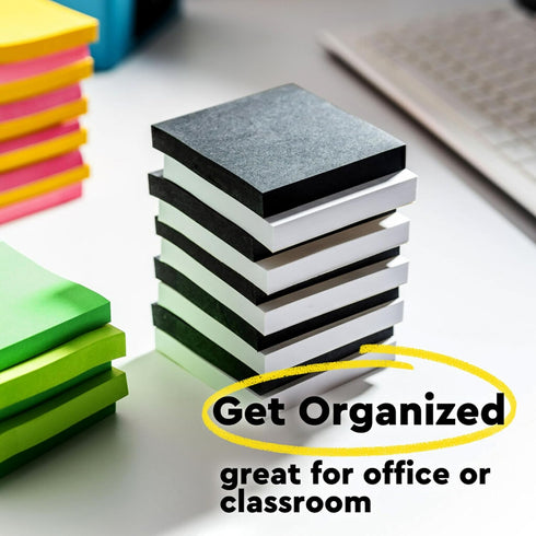 Post-it Super Sticky Notes, 5 Sticky Note Pads, 3 x 3 in., School Supplies for Students, Ideal for Textbooks, Notebooks, Walls and Vertical Surfac...