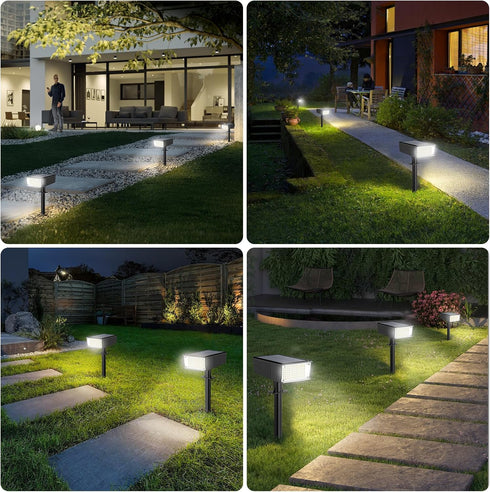Solar Spot Lights Outdoor,72 LEDs Solar Spotlight,IP65 Waterproof Solar Landscape,High Brightness Garden Courtyard Solar Street Light?Outdoor Sola...