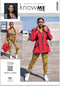 Know Me Misses' Windbreaker Jacket, Bra Top, and Leggings Sewing Pattern Packet, Sizes 18-20-22-24-26, Multicolor...