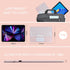 Wireless Bluetooth Keyboard with Touchpad,10 Inch Round Key Wireless Keyboard Rechargeable Ultra Slim Portable Office for iOS Android Windows Devi...