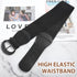 Women Wide Elastic Belt, Adjustable Stretch Waist Belt Vintage Chunky Waistband Stretchy Cinch Belt for Dress Jean...