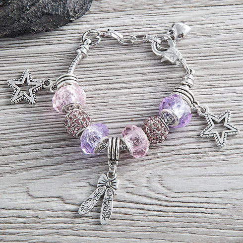 Infinity Collection Dance Bracelet – European Style Beaded Ballet Jewelry Gift for Dancers, Teams, and Recitals – Ideal Dance Accessories for Gran...