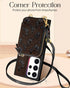 Shorogyt for Samsung Galaxy S23 Ultra Case Wallet Crossbody, RFID Blocking Card Holder Slots Designer Black Butterfly Leather Handbag Purse Phone ...