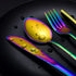 | Travel Utensils Set | Reusable Camping Cutlery Set | Stainless Steel Flatware Set | Portable Silverware Set with Case | Includes Knife/Fork/Spoo...