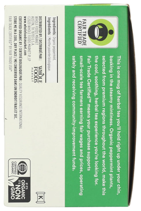 365 by Whole Foods Market, Organic Peppermint Tea (40 Bags), 1.9 Ounce (pack of 12)...